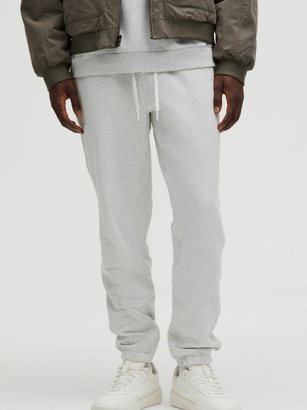 Lululemon Steady State Jogger Men’s L Heathered Core Ultra Light Grey NWT
